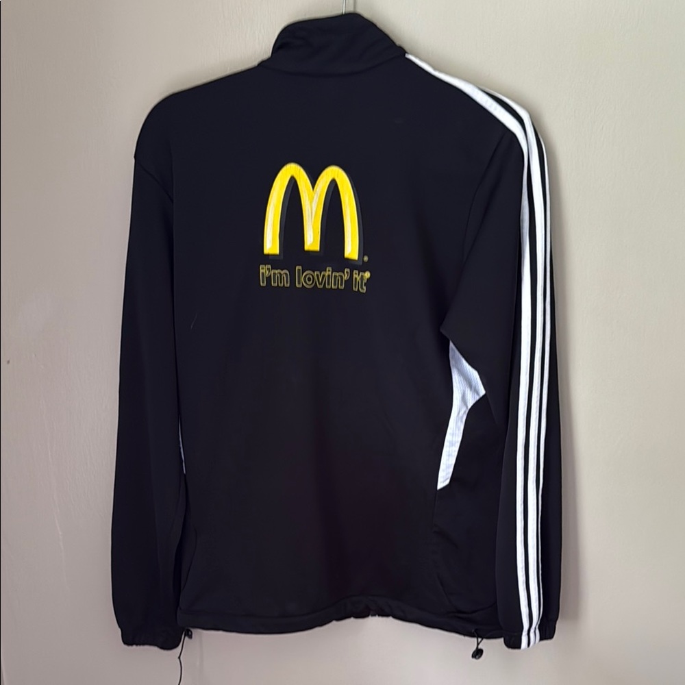Adidas Black and White Men's Windbreaker - Picture 4 of 4